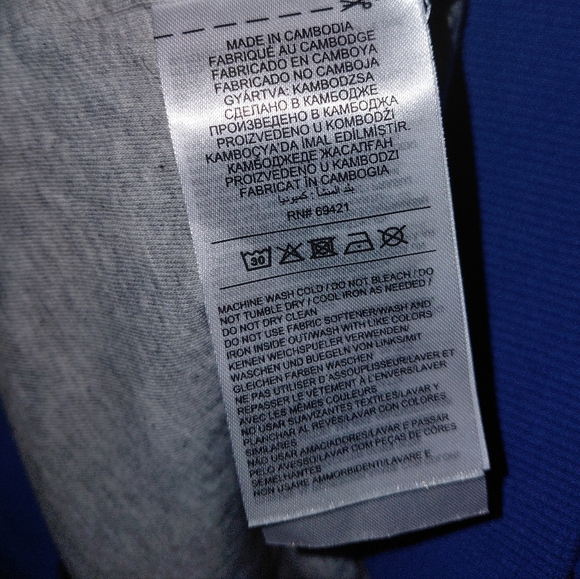 Reebok Lined Uniform VNeck Logo Men's Athletic Pullover Size XL - Picture 9 of 9